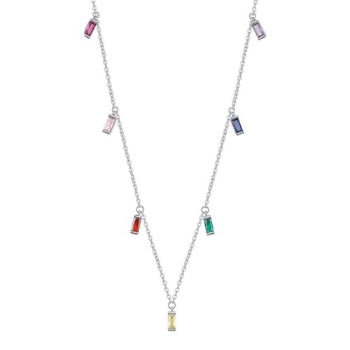 Collier strass carré argent pour femme, le bijou idéal pour un mariage chic