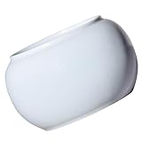 POPETPOP Keramik Pinselwascher für Tusche und Tinte Weiß Tragbar Einfaches und Elegantes Design für Teezeremonie und Kalligrafie Geeignet für Studenten und Künstler