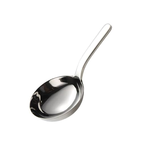 ZDFQly Heavy-Duty Ladle (Short Handle) Big Spoon 18/10 Stainless Steel