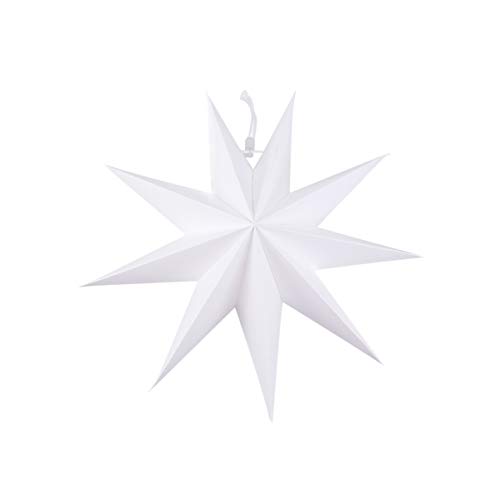 PRETYZOOM Decorative Lampshade 30cm White Paper Enhance Your Ambiance No Tools Needed for Assembly