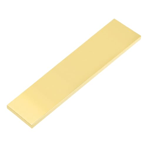 Barre plate en laiton H62 0,3x4x35,6 cm tôle carrée pour artisanat et industrie