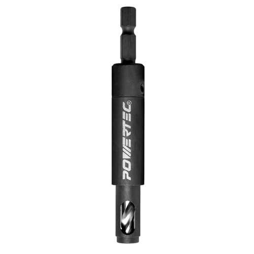 Mèche à centrage automatique POWERTEC 71202 contre les vis de travers