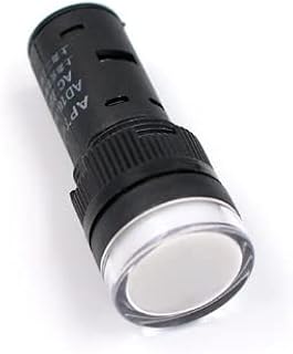 Indicator Lamp Led Signal Led Lamp 8mm 10mm 12mm Hole Electrical Indicator 12 Volt Led Indicator Light For Effects - (Color: White/Voltage: 380V/ Size: 8mm)