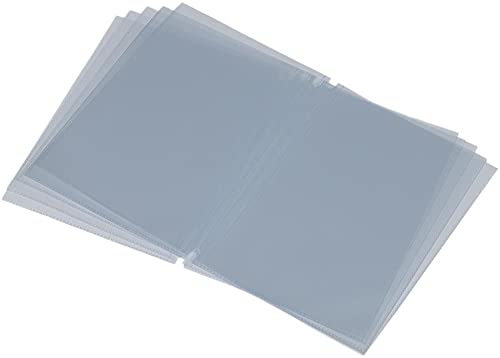 Securit MCTILS Transparent Double Inserts for Menus, Bill Presenters, or Wine Cards, 9" W x 12" H, Set of 10 image 3