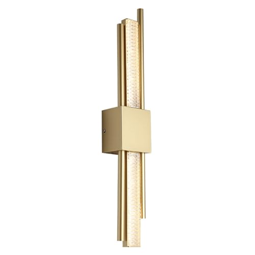 Lámpara de pared moderna de cristal, lámpara de pared de lujo para interiores, lámpara de pared de cristal para tocador, iluminación de pared para sala de estar, dormitorio, baño, mesita de