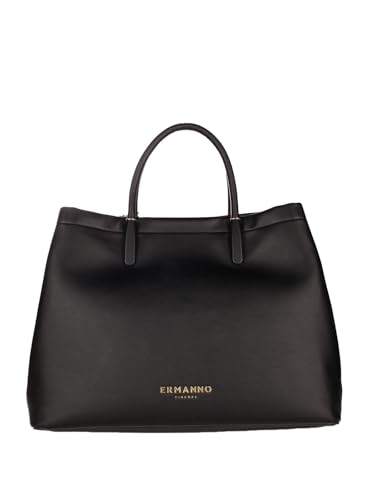 Ermanno Firenze, Ampia Tote Virginia, Black, Talla Única