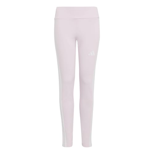 adidas Bambine e ragazze ESSENTIALS 3 STRIPES LEGGINGS, clear pink/white, 11-12 Years
