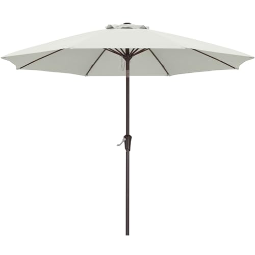 ABCCANOPY Sonnenschirm 270 cm, Strandschirm, Beidseitig um 30° knickbar,...