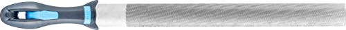PFERD Hand File with Handle, American Pattern, Single Cut, Half-Round, Coarse, 14" Length