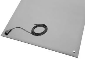 ESD Mat Kit, 4ft, Blue, Wrist Strap Grounding System, 2x Snap Fasteners
