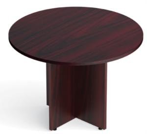 Offices to Go SL42R Round Conference Table American Mahogany