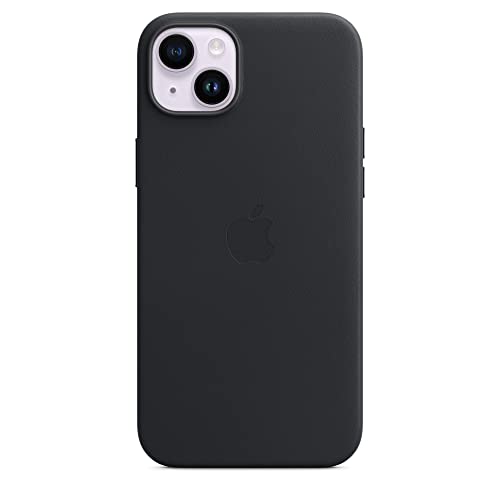 Image of Apple iPhone 14 Plus Leather Case with MagSafe - Midnight