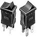 A8L-11-12N2, Switch Rocker ON Off SPST PC Pins Curved Rocker 10A 250VAC 50000Cycles Box (25 Items)