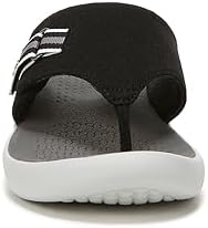 BZees Womens Camp Out Thong Sandal Black 7 W | Image 2