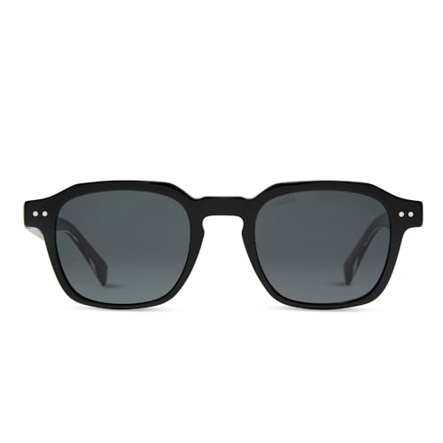 Image of KIAURA Lautner Premium UV400 Polarized Sunglasses, XL & Original Sizes, Shape Memory Acetate Frames, Scratch-Resistant Lenses