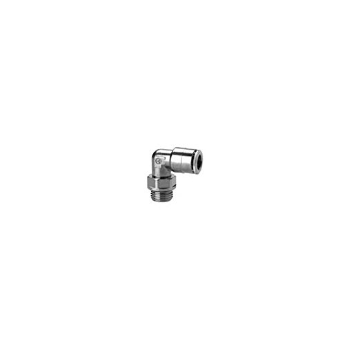 Camozzi 6522 6M5 Push In Fitting Swivel Elbow, 6 mm Tube, M5 Thread