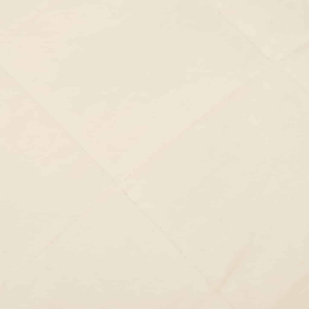 Couverture lestée Crème clair 155x220 cm 11 kg Tissu