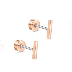 Long Strip Rose Gold Tone