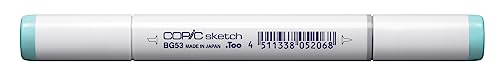 Copic Sketch Ice Mint BG53 - Pennarello Professionale a Doppia Punta - Marker Ricaricabile, Ultra Sfumabile e con Punte Sostituibili - Per Illustrazioni, Fumetti e Disegni Tecnici