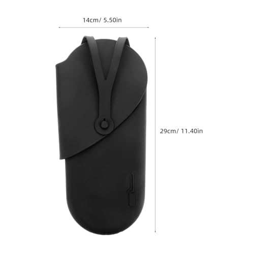 Funda de silicona resistente al calor para plancha de pelo, bolsa portátil para viaje con orificio para colgar miniatura 2