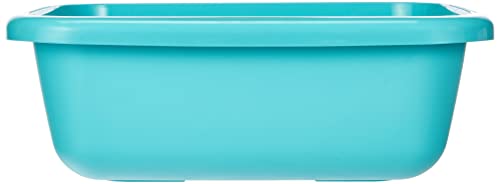 CURVER Waschschüssel, rechteckig, 9 l, für Haushalt, Küche, Fußbäder, Pediküre, praktische und stapelbare Waschschüssel, für Geschirr, Gemüse, 38 x 30,4 x 13,1 cm, türkisblau