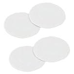 H2O HD Dual Buff Pack of 4 Replacement Microfibre Cloths - Cleaning Pads for Steam Cleaners - Optimise Your Cleaning Power with Pads Specifically Designed for Your H20 HD Dual Buff Mop