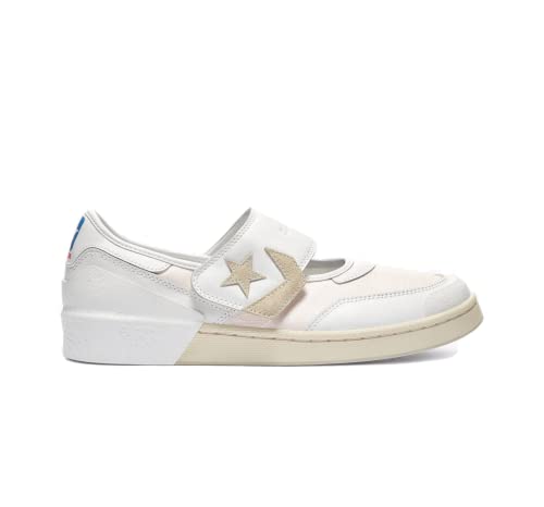 Converse Women's Pro Leather Slip White/Parchment (us_Footwear_Size_System, Adult, Women, Numeric, Medium, Numeric_7)