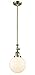 Innovations 206-PN-G202-8-LED 1 Light Vintage Dimmable LED Mini Pendant, Polished Nickel