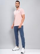 Image of TECHNOSPORT Men's Polyester Slim Fit Active Polo T-Shirt - (MTOR31-P)