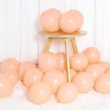 Balloonistics 10 Inch HD Metallic Shiny Balloons for Birthday Decoration, Decoration for Weddings, Engagement, Baby Shower, 1st Birthday, Anniversary, Birthday Party (Pack of 50) (Peach) - Image 5 thumbnail