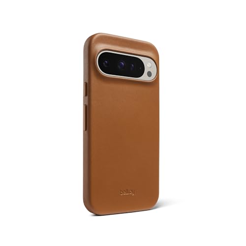 Coque Pixel 9 Pro Bellroy Terracotta en cuir pour éviter les rayures et chutes du quotidien