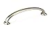 Richelieu Hardware 51278128195 Dorval Collection 5-1/16 in (128 mm) Center-to-Center, Traditional Cabinet Pull, Brushed Nickel