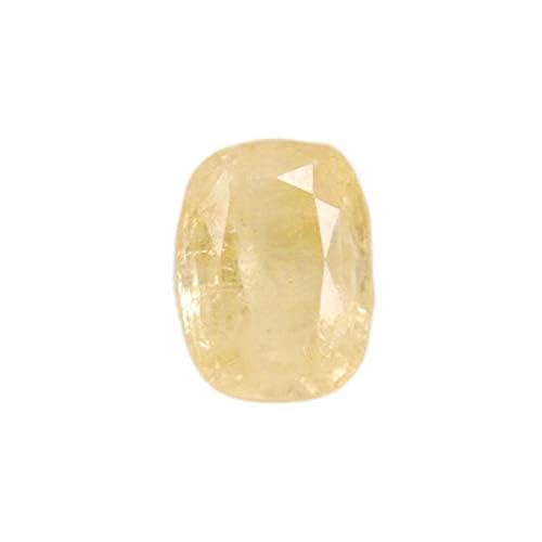 Saphir jaune Pukhraj du Sri Lanka pierre précieuse naturelle Ceylan