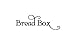 Minglewood Trading Bread Box Label - Vinyl Decal Sticker - 6" x 2" Black