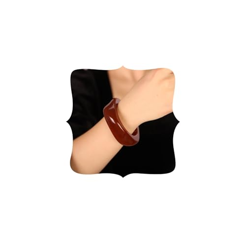 Image of JWICOS Resin Bangle Bracelet for Women Acrylic Cute Chunky Bracelet for Women Exaggerated Irregular Acrylic Resin Wristband Bracelet Bangle