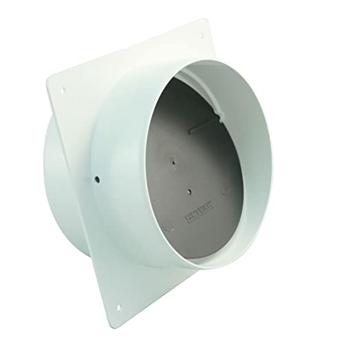 Maueranschluß RSKL 100 weiß Rückstauklappe, Ø 100 mm, we