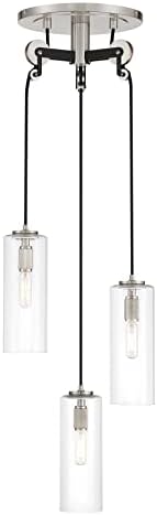 Minka Lavery 2897-691 Pullman Junction - 3 Light Pan Pendant-21.5 Inches Tall and 12.25 Inches Wide