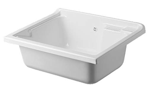 Varile Premium set wastafel blauw van kunststof voor tuin & kelder incl