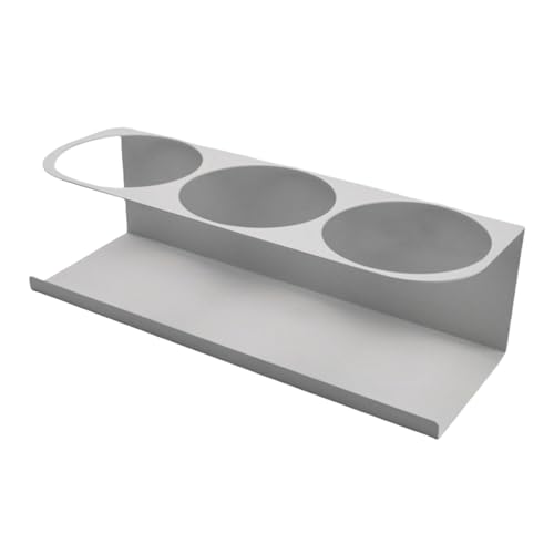 Portavasos Magnético - Estante Para Bebidas Para Refrigerador Con 3 Ranuras, Organizador De Botellas De Cocina, De Almacenamiento Compacto | Soporte Para Bebidas Que Ahorra Espacio Para El Ref