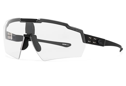  Gatorz Occhiali Blastshield MILSPEC Ballistic ANSI Z87.1 Nero Cerakote Telaio, Lente Trasparente