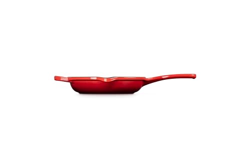 Foto von LE CREUSET Signature Gusseisen Brat- und Servierpfanne, Rund, Ø 16 cm, Für alle Herdarten inkl. Induktion geeignet, 1,15 kg, Kirschrot, 20182160600422