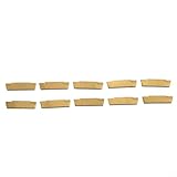 10 Pieces Carbide Inserts MGMN200-G, 0.08'' Cutting Edge For Steel Lathe Tools, For MGEHR MGIVR Grooving And Parting Off Tools, Industrial Machining Application