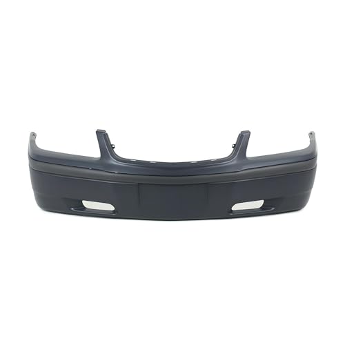 Image of Compatible with Chevrolet Impala 2000-2005 Front Bumper Cover | Primed, Without Fog Light Holes, Sedan, Ready to Paint, OEM 12335505, GM1000585