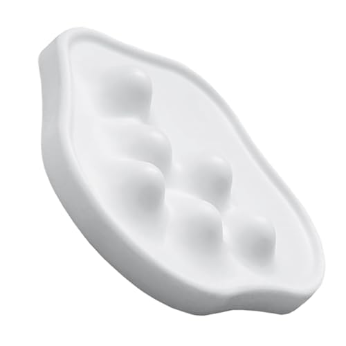 Hemobllo Bandeja de Joyería Blanca Irregular para Almacenamiento de Pulseras Anillos y Llaves Organizador Creativo para Escritorio y Tocador Soporte Decorativo Práctico para Accesorios