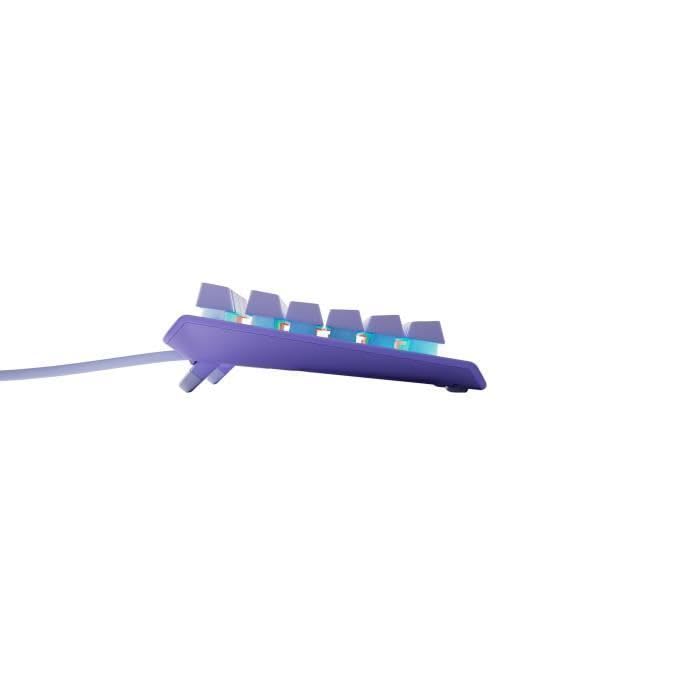 SteelSeries Apex 3 TKL Lavendel RGB Gaming-Tastatur – Kompakter Tenkeyless-Formfaktor – 8-Zonen-RGB-Beleuchtung… – Ansicht 3