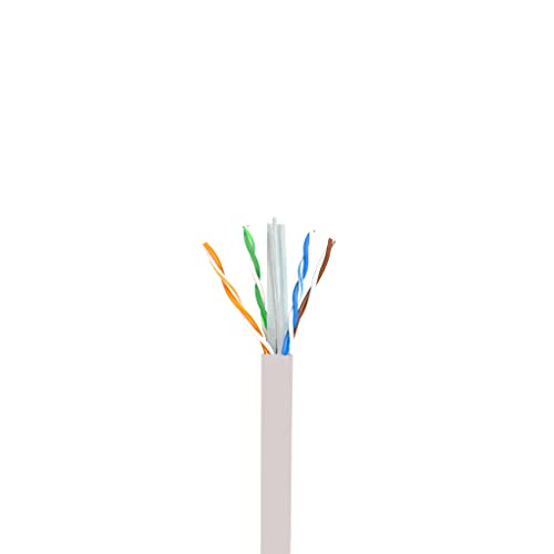 Elite Cat6 Indoor/Outdoor Ethernet Cable - 23Awg, 1000Ft, 600Mhz, 5+ Db, High Performance, Ul Listed, Lp Rated, White #TOP1