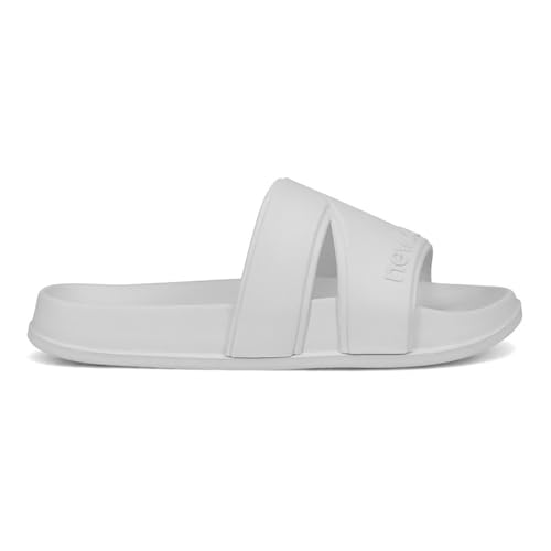 New Balance Men's Slide Sandal, White, One Size