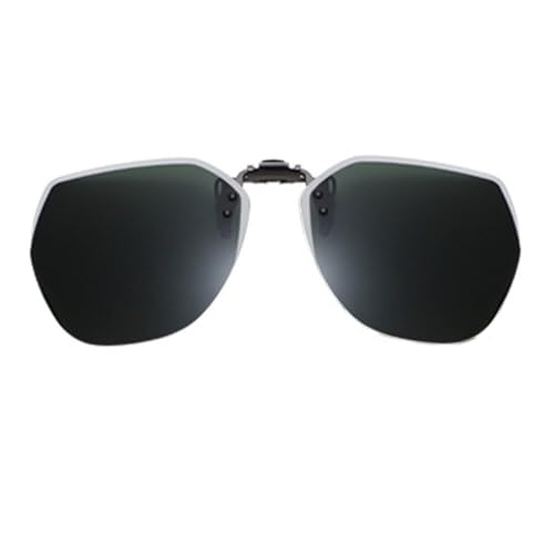 Clip on Sunglasses over Prescription Glasses, Polarized, 180° Flip Up Prevent Blue Light Sunglasses for Men and Women - Main Image