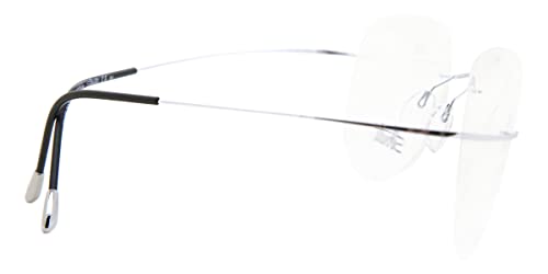 Eyeglasses Silhouette Tma Must Collection 2017 (5515) 7010 Sterling Silver 55/ #TOP2