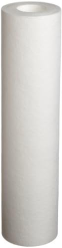 Pentair Pentek P25 Sediment Water Filter, 10-Inch, Under Sink Spun-Bonded Polypropylene Replacement Cartridge, 10" x 2.5", 25 Micron,White